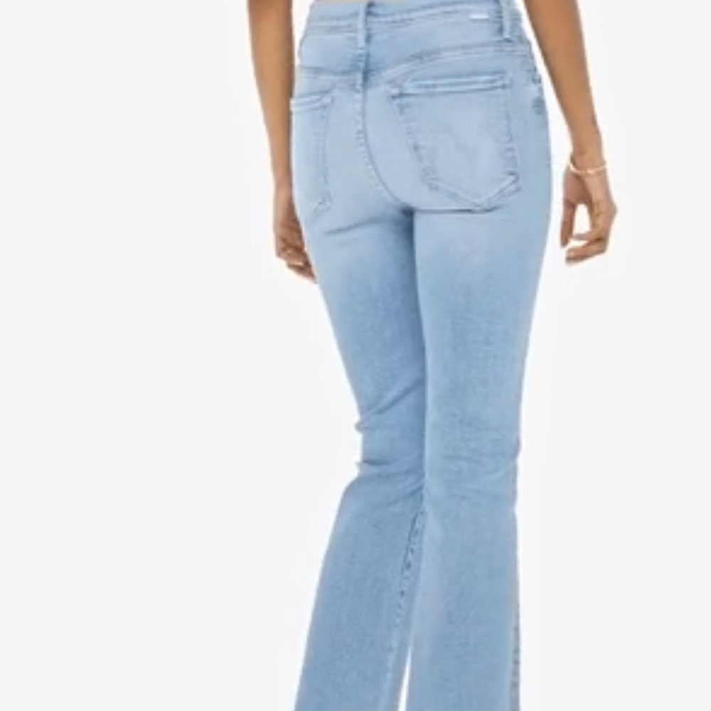 Mother The Insider Crop Step Fray Jeans – Limited Edition Wash, Size 24 (NWT) - Picture 3 of 13